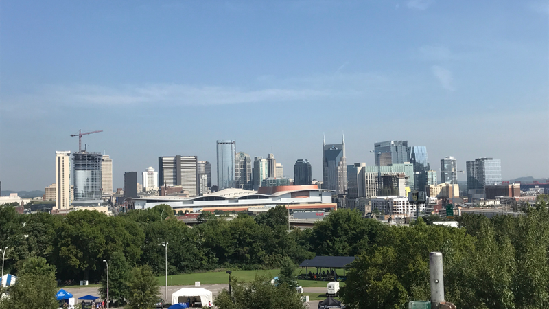 The Nashville Skyline from the Adventure Science Center (Image: Ryan F. Mandelbaum)